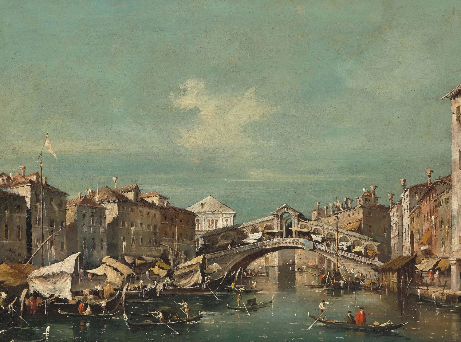 Il Canal Grande eil Ponte di Rialto
